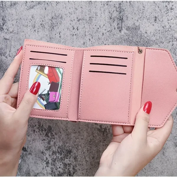 1pc-compact-trifold-wallet-for-women-faux-clutch-coin-purse-minimalist-credit-card-holder-stylish-accessories-with-tassel-charm-versatile-pouch-for-daily-use