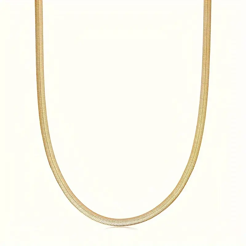 unisex-stainless-steel-snake-chain-necklace-mature-hip-hop-style-jewelry-with-sequins-no-battery-needed