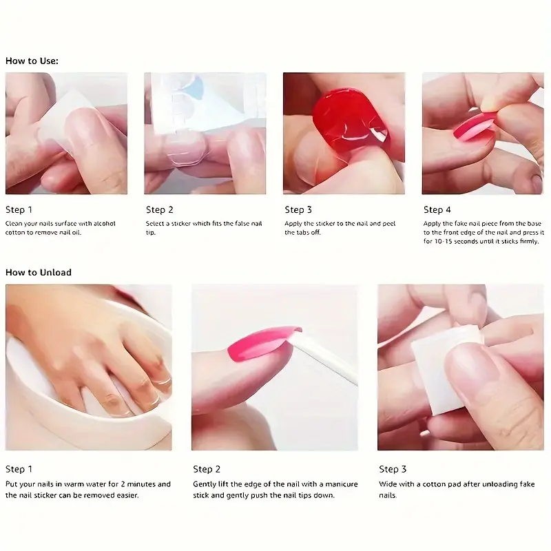 full-set-of-24-medium-coffin-shaped-fake-nails-with-peach-red-gradient-design-including-1-jelly-glue-and-1-buffer-solution-very-suitable-for-parties-dancing-and-daily-wear-removable-and-reusable